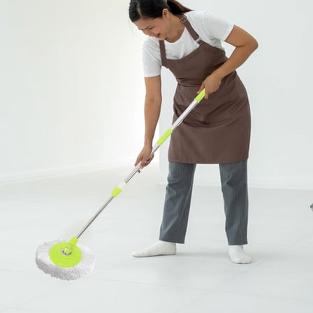 BESTYASH Detachable Green Stainless Steel Mop Stick Pole with Rotating Handle for Easy Cleaning of Hard to Reach Areas