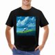thumbnail image 4 of Three Sheep T-shirts Grassland T-shirts Picture shirt Unisex tees Casual short sleeve, 4 of 5