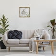 thumbnail image 4 of Stupell Industries Scandinavian Charming White Peony Gold Floating Frame Canvas Art, 18 x 18, by Jennifer Rigsby, 4 of 8
