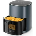 thumbnail image 7 of Simenmax Air Fryer, 6-Quart with Viewing Window, 12-in-1 Functions - Air Fry, Roast, Reheat, Dehydrate, Bake, Steam, and More, 400°F Max Temperature, Gray, 7 of 7
