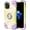 Colorful Beige, variant on KOMI Multicolor Starry Sky Series with 360°Ring Holder Kickstand Compatible with iPhone 12 / 12 Pro, Military-Grade Drop Protection Hybrid Full Body Shockproof Cover Avocado