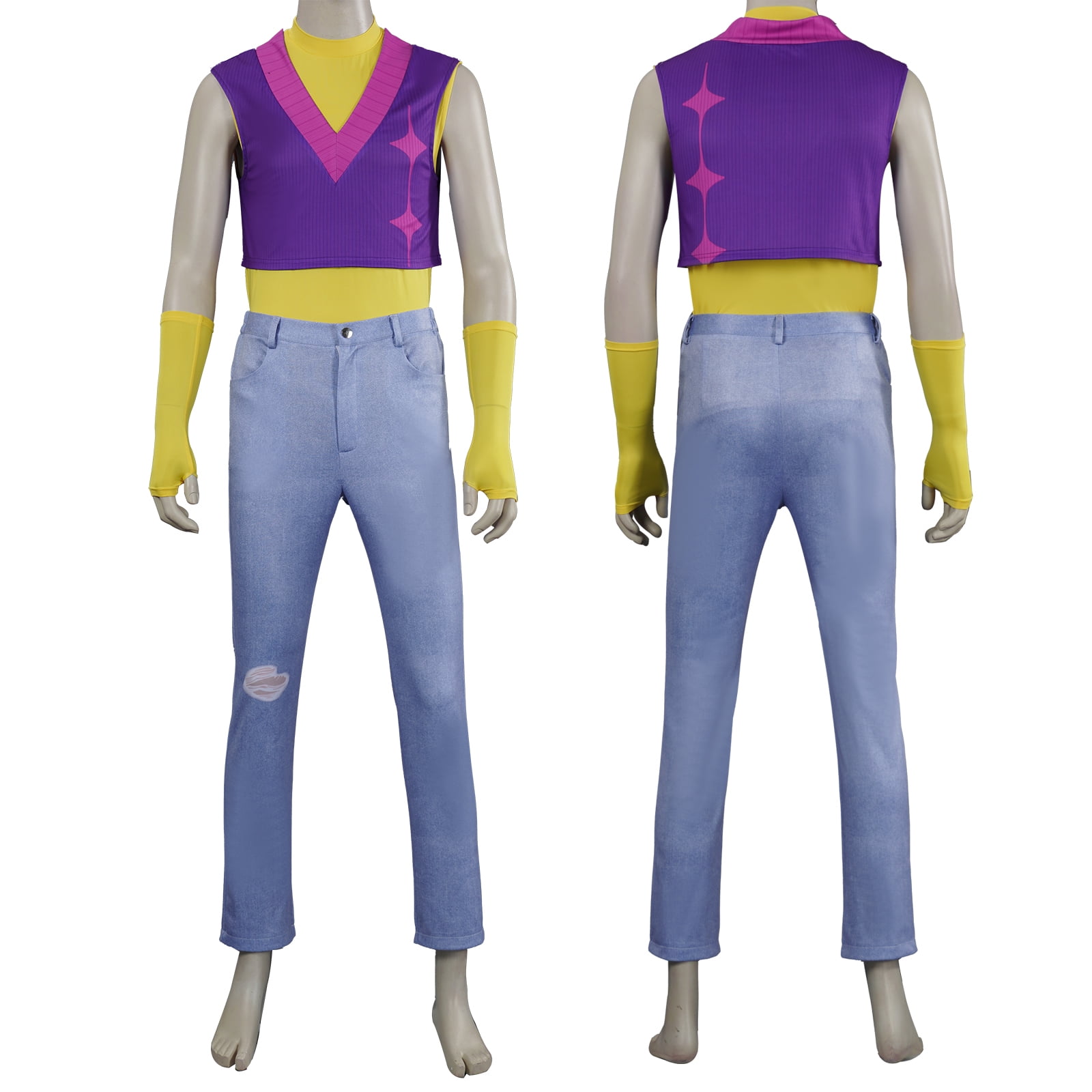 ZTACE POP Singer Stars Costumes - Mystery Sajia Purple Top Vest