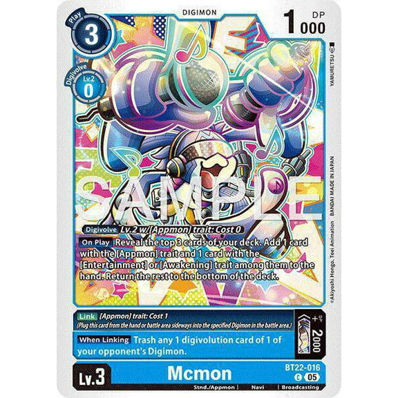 Digimon Cyber Eden Common Mcmon BT22-016