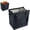 Black, variant on Insulated Reusable Grocery Bag, Black Large Foldable Cooler Tote with Zipper and Handles, Thermal Food Carrier for Shopping, Picnic and Camping