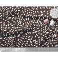 thumbnail image 2 of Soimoi Brown Cotton Voile Fabric Cow Animal Skin Decor Fabric Printed Yard 58 Inch Wide, 2 of 3