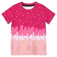 thumbnail image 4 of XAOFW Boy's T-Shirts Ice Cream Print Short Sleeve Crewneck T Shirt Daily Wear Casual Tee Shirt Club Party Soft Breathable Tops, 4 of 6