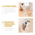 thumbnail image 4 of MasteelfCA Table Mirror Desk Vanity Makeup Mirror Adjustable Mirror Rotation Mirror, 4 of 8