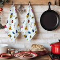 thumbnail image 6 of Cute Butterfly Dragonfly Kitchen Towels Set of 4, Farmhouse Botanical Floral Blue Absorbent Dish Towels for Kitchen, Microfiber Hand Towel, Quick Drying Tea Towel for Cleaning Decorative Dishcloths, 6 of 7