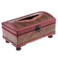 thumbnail image 4 of Caja de pañuelos de madera Vintage para el hogar, Hotel, coche, servilleta, cubierta de papel de bombeo, cuadros Tartán Zulema Cajas de madera del tejido, 4 of 8