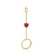 thumbnail image 1 of Inteprter Soporte Anillos Estante Corazón romántico Asistente Herramienta Accesorios de joyería Galvanizado Coleccionable Regalo para el hogar para encendedores dorado METRO Inteprter HA061671-02, 1 of 6