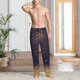 thumbnail image 2 of Fotbe Gold Black Glitter Pantalones de Pijama para Hombre, Pantalones de Dormir, Pantalones de Casa con Cintura Ajustable y Bolsillos-Medium, 2 of 6