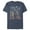Navy Blue Heather, variant on Men's Lightyear XL-15 Spaceship Blueprints  Graphic Tee White Medium