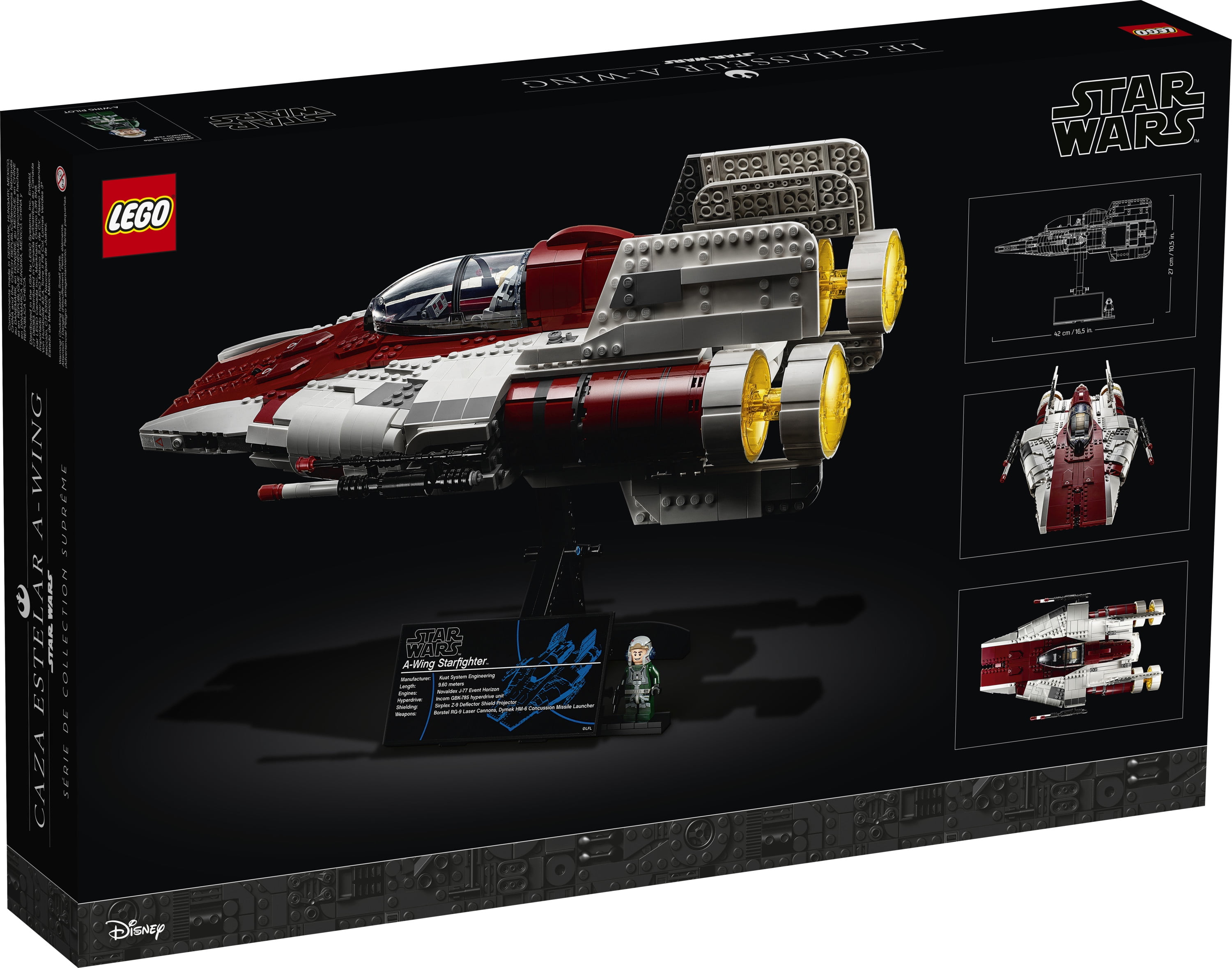 Star Wars A-wing Starfighter 75275 Ultimate Series Building Kit (1,673 Pieces) -