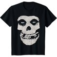 thumbnail image 1 of Misfits – Distressed Skull T-Shirt Mens Short Sleeve T Shirts, 1 of 2