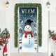 thumbnail image 5 of Decoraciones de Navidad Interior 35 X 71 Pulgadas Marco de Puerta de Navidad - Patrón de Santa Claus - Decoración de Puerta de Navidad - Decoración de Fiesta Del Festival, 5 of 6