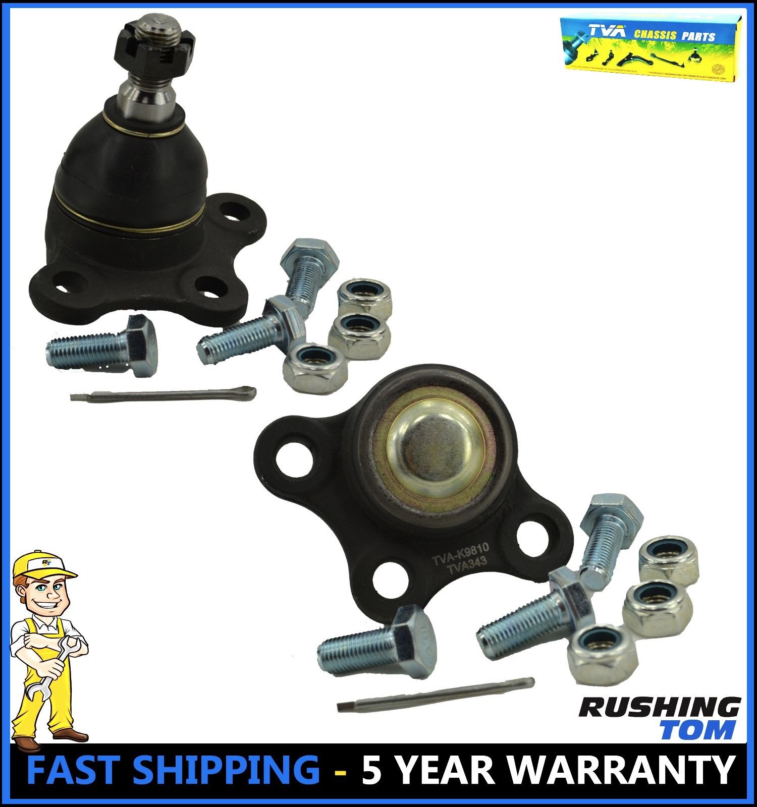 Front Upper Ball Joint Suspension Kit for Honda Isuzu Acura Rodeo 4WD