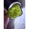 thumbnail image 2 of Moldavite Crystal Necklace,Czech Meteorite Stone Raw Pendant,Green,Irregular, 2 of 5