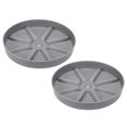 thumbnail image 1 of Uxcell 6 Inch Plant Saucers Tray, Durable Plastic Round Flower Pot Drip Tray, White 2Pcs, Grey 6 Inch, 1 of 5