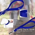 thumbnail image 6 of Country Brook Petz® 1 inch Deluxe Nylon Dog Leash, 6 Foot - Bright Royal Blue, 6 of 6