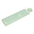 thumbnail image 1 of 2.4G Wireless Keyboard and Mouse Combo, 110 Keys Full Size Ergonomic Retro Design, Silent Mute Keys, Plug & Play for PC,Mac,Laptop No Driver Needed, 1 of 7