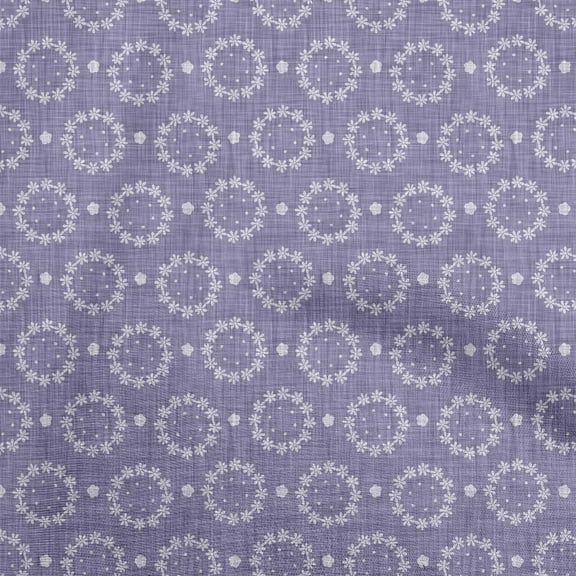 oneOone Cotton Poplin Twill Lavender Fabric Block Craft Projects Decor Fabric Printed By The Yard 56 Inch Wide-YD
