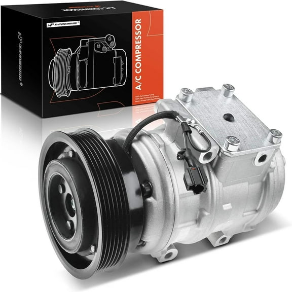 A-Premium AC Compressor with Clutch Compatible with Hyundai Tucson Kia Sportage 2005-2009
