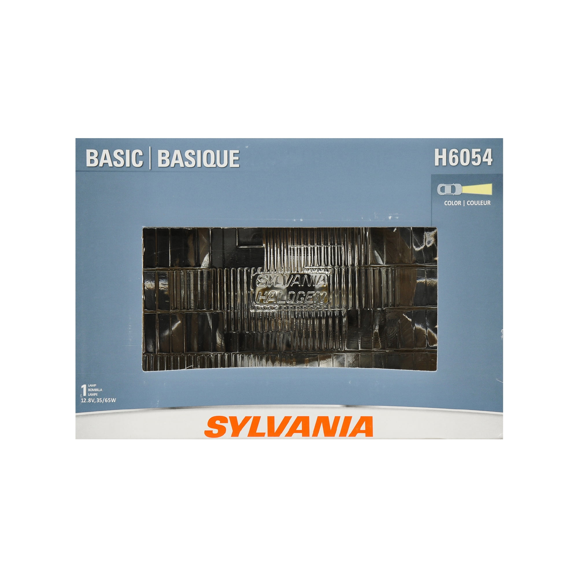 Sylvania H6054 Basic Halogen Sealed Beam Headlight, Contains 1 Bulb