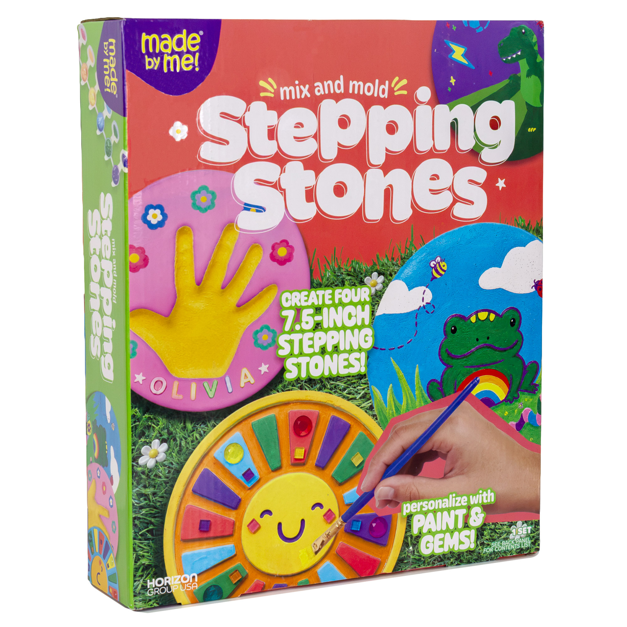 Made By Me Mix & Mold Stepping Stones Craft Kit photo 5