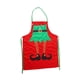 thumbnail image 5 of Delantal navideño para mujer, delantal decorativo, delantal de chef ajustable, delantal navideño Rojo, 5 of 9