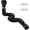 Black, variant on 11.5ft Long Gutter Downspout Extensions Flexible, 4" Diameter Drain Downspout Extender, Down Spout Drain Extender for Rainwater Drainage, Extendable from 2.6ft to 11.5ft(Green)