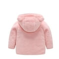 thumbnail image 2 of MKOSPLRT Baby Girl Boy Fleece Sherpa Jackets Zip Up Hoodie Bear Ears Fuzzy Jacket Long Sleeve Waem Thick Teddy Coats Winter Outwear 6M-6Years, 2 of 6