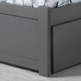 thumbnail image 4 of AFI Newport Lit Simple en Bois Massif avec 2 Tiroirs de Rangement, Gris, 4 of 18