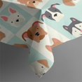 thumbnail image 5 of Lovely Dog Breeds Rectangle Tablecloth 60"x120",Waterproof Polyester Rectangle Table Cloth, Wipeable Spillproof Polyester Tablecloth for Dining, Camping, Indoor and Outdoor, 5 of 6