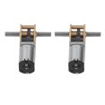 thumbnail image 1 of Motor de engranajes de cobre, motor de engranajes de CC de 2 piezas Motor de engranajes de doble eje Motor de engranajes de CC fiel a su promesa, 1 of 14