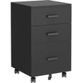 thumbnail image 2 of Lateral Filing Cabinet,3-Drawers File Cabinet,Mobile Office Storage Cabinet,with Moveable and Lockable Wheels,Printer Stand for Home Office,, 2 of 2