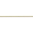 thumbnail image 3 of 14k Yellow Gold 1mm Sparkle Octagonal Box Chain Necklace Pendant Charm, 3 of 9