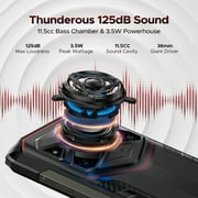 DOOGEE Blade 20 Play 5G Rugged Phone, Dimensity 7050 Octa Core, 32GB+256GB,Android 15 10300mAh Rugged Smartphone with 125dB Speakers, 6.6 HD + LED Light Effect, 50MP+20MP+16MP, Face ID/NFC/WIFI6/OTG