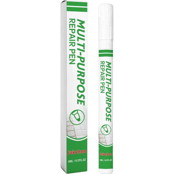 White Repair Pen, Multi Surface Touch Up Paint Marker for Wood Furniture Cabinets Doors Car Interior Scratch Repair