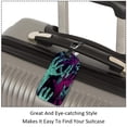 thumbnail image 3 of Square 2Pack PU Leather Halloween Scary Hands Cruise Luggage Tag with Privacy Cover and Name ID Tag for Travel Handbags Backpacks Luggage Tags, 3 of 6