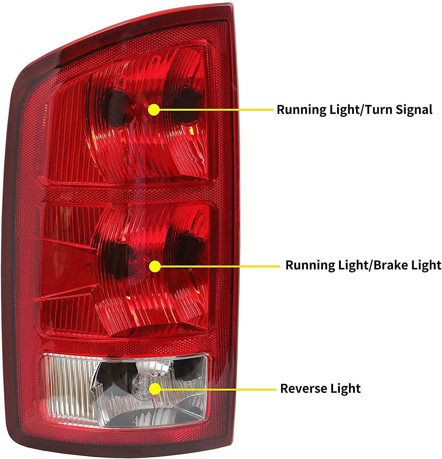 Brake Taillight Taillamp Light Lamp Circuit Board Pair Set for 02-06 Ram Truck 