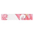 thumbnail image 2 of MKHERT Sweet Princess Swan Table Runner for Wedding Party Banquet Decoration 14x72 inch, 2 of 3