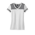 thumbnail image 5 of District DT264 Women Juniors Varsity V-Neck Tee T-Shirt, 5 of 6