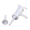 thumbnail image 5 of HEANUJJ White Sausage Maker Meat Stuffer Kitchen Tool for Homemade Sausage Making - 1 Piece Meat Filling Equipment, 5 of 8