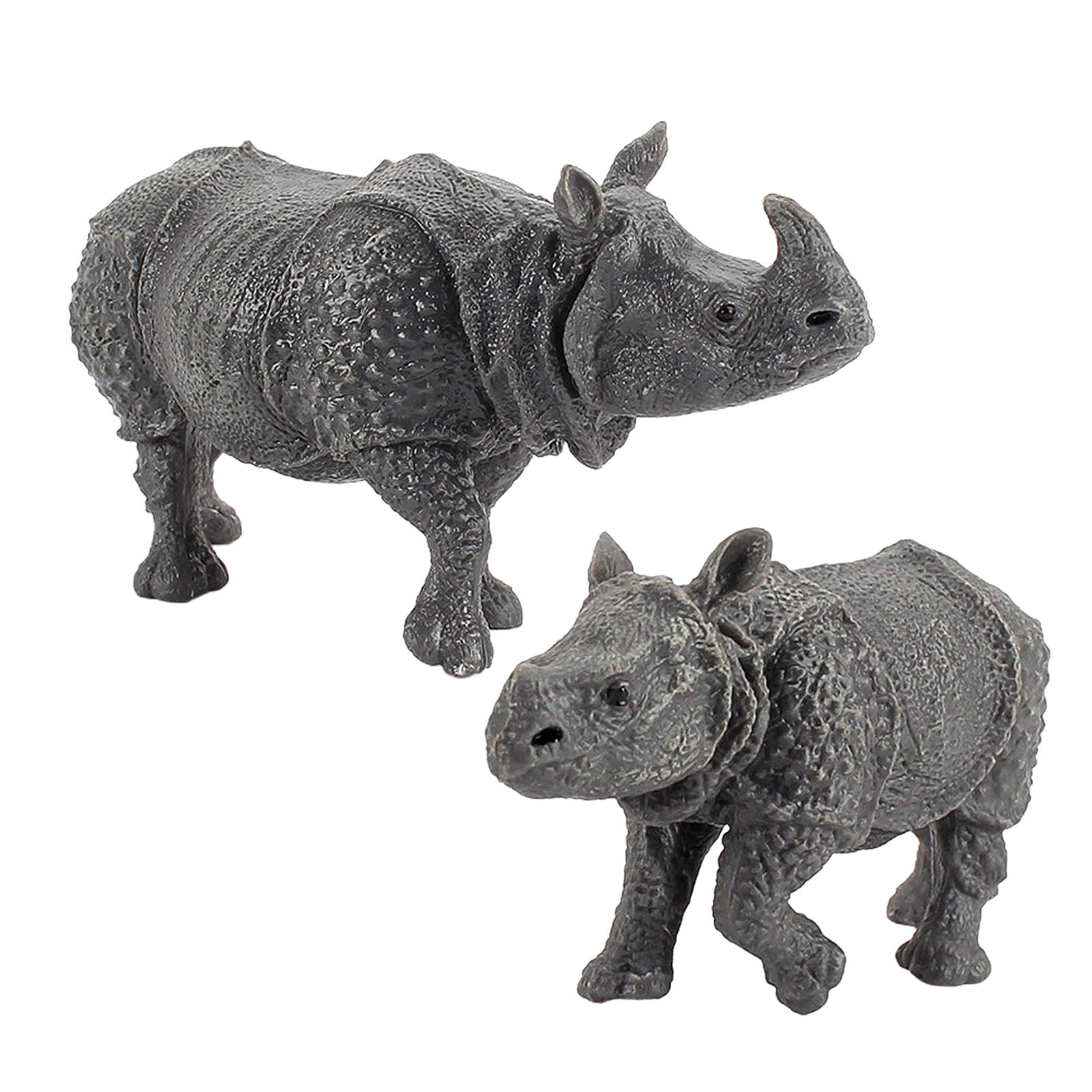Animal Buffalo Figurine Educational Toy Simulation Rhinoceros Kid Novelty 