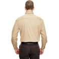 thumbnail image 3 of UltraClub Men's Cypress Long-Sleeve Twill Pocket 8960C Khaki L, 3 of 3