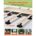 thumbnail image 3 of STAWAY 24 Pcs Adjustable Deck Support Pedestal - Heavy-Duty 2000 lbs Capacity, 2.36-5.31" Height, Easy Install for Patios & Decks, 3 of 9