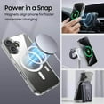 thumbnail image 3 of Generic Clear MagSafe-Compatible Shockproof TPU Cell Phone Case, 3 of 5