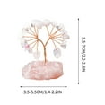 thumbnail image 2 of Dvkptbk Crystal Money Treese Natural Colorful Crystal Stone Crushed Stone Wealth Tree Handwoven Amethyst Base Money Tree Home Decoration Home Decor, 2 of 6