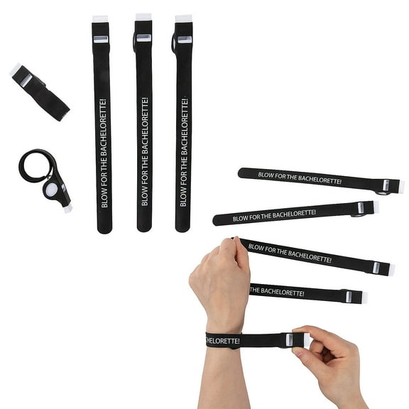 Bachelorette Whistle Slap Bracelets - 24 Pc