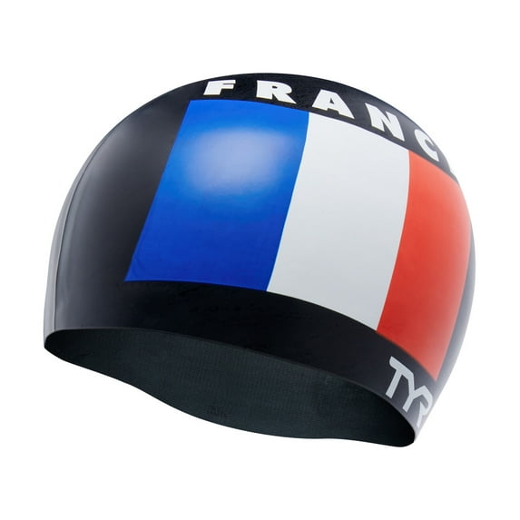 Tyr Swim Cap FRANCE Black